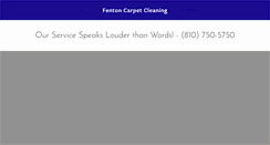 Desktop Screenshot of fentoncarpetcleaning.com